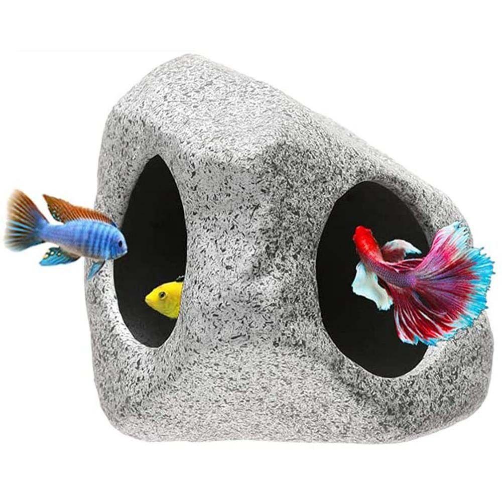 Укрытие для аквариума Украшение для аквариума Пещера для аквариума Камень для укрытия Декорация для аквариума Скальный домик