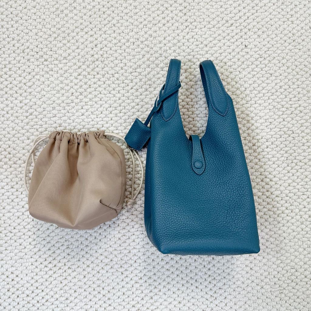 2025 Новый верхний слой TC коровьей кожи сумка-ведро для воды сумка-корзина для овощей Большая вместимость повседневная сумка через плечо на одно плечо женская сумка тренд