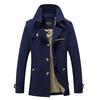 Trench Coat Men's Large Size Men's Pure Cotton Washed Sports Trench Coat Men's Medium and Long Coat Trench Coat Men's