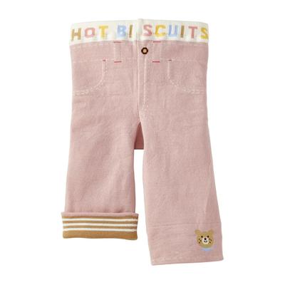 MIKIHOUSE HOT BISCUITS Детские леггинсы для мальчиков и девочек, Розовый, Размер S (70-80см), 70-9808-686