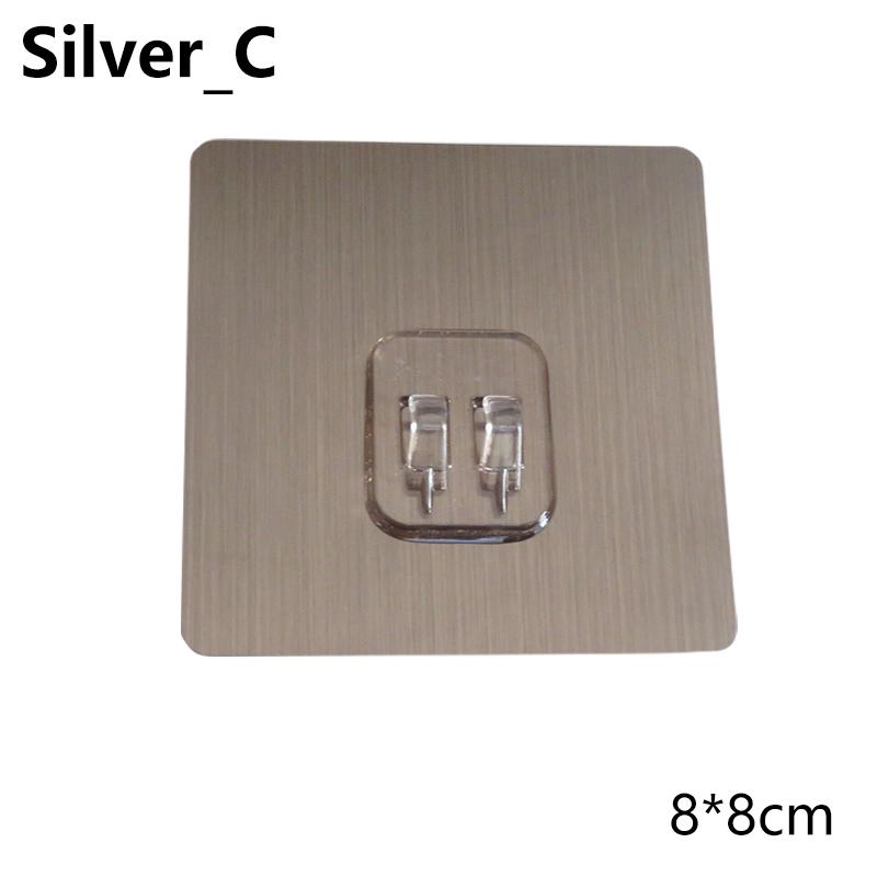 4 шт. прочный самоклеящийся настенный крючок, водонепроницаемые неперфорированные липкие крючки для полок, держатель для швабры, сумки, домашний органайзер