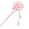 1PC Hair Sticks Rhinestones Crystal Flowers Women Headdress Elegant Hairpins Headwear Hair Jewelry Hair Clip
