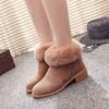 2019 Высококачественные зимние новые зимние сапоги из меха и шерсти, зимняя теплая обувь для женщин, водонепроницаемые зимние сапоги, женские зимние сапоги