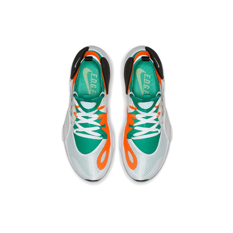 Nike Air Huarache E.D.G.E TXT 'Clear Emerald' (Unisex) White / Clear Emerald-Total Orange Running Shoes BQ5206 100