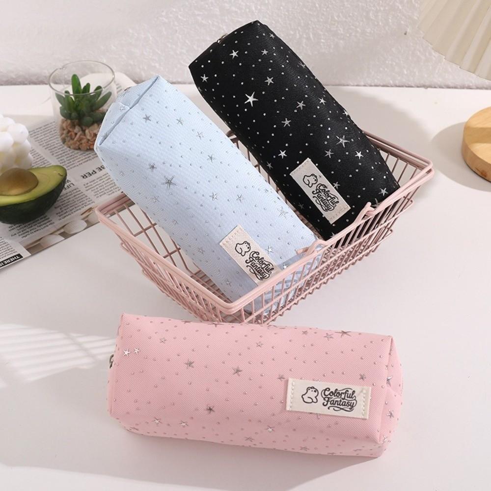 Large Capacity Pencil Case Star Print Pencil Pouch INS Pen Bag  Gift