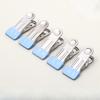 5pcs Clothes Clip Stainless Steel Clothespins Household Windproof Large Clip Wardrobe Organizers Sheets Quilt Holder Clip
