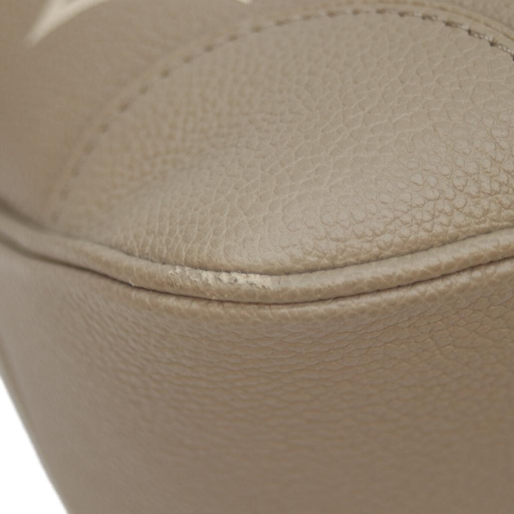 LOUIS VUITTON M13224 Tourterelle Creme Bicolor Monogram En Plant Boulogne PM Shoulder bag Monogram Ann PlattUsed