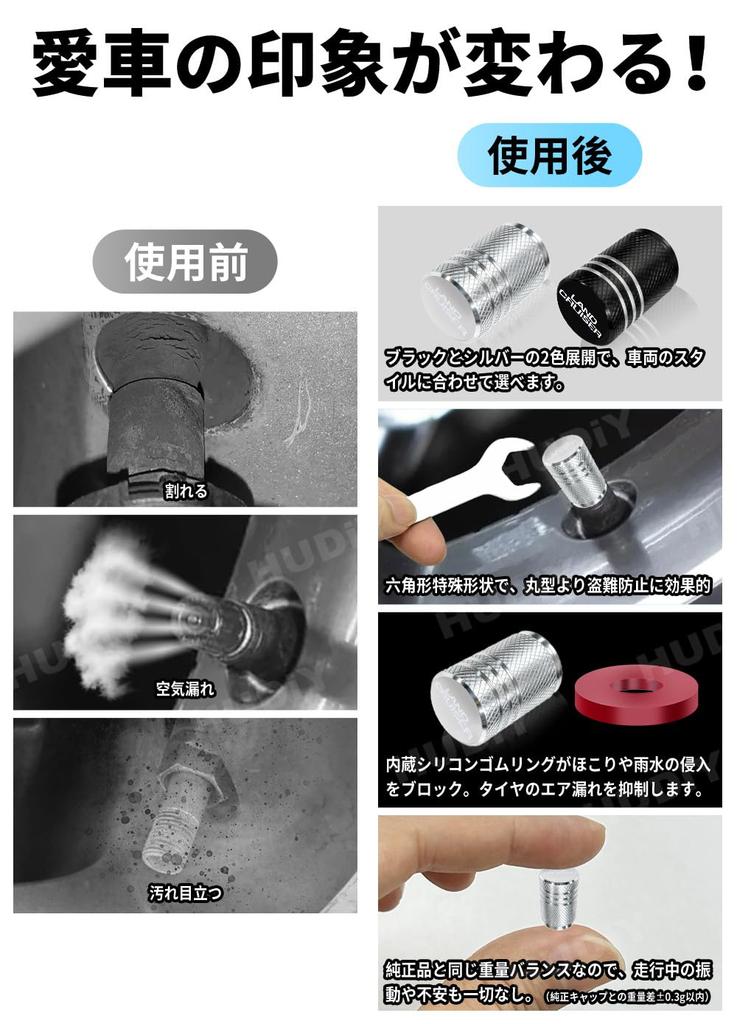 HUDIY Крышка клапана для Land Cruiser 250 Series, Алюминиевый сплав, Противоскользящая текстура, Шина