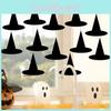 Halloween Creative Party Witch Hat Paper Pendant Party Scene Decoration Prop