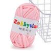 Crochet Knitting Tape Thick Cloth Fabric Strip Yarn 100%Polyester Craft For Hand Knitting Crochet Cushion Blanket Low Elasticity