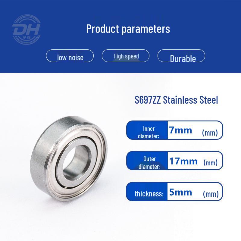 Stainless Steel Miniature Bearings: S6900ZZ, S6901ZZ, S6902ZZ, S694ZZ, S695ZZ, S696ZZ