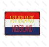 20X30Cm National Germany Netherlands Austria Russia Metal Sign Tin Sign City Travel Souvenir Wall Sticker Pub Home Decoration