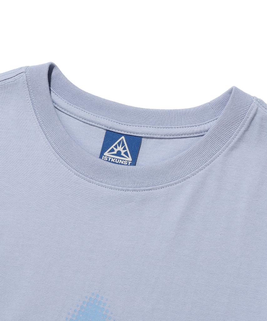 ISTKUNST Sunrise Halftone Logo Ls Tee_Lavender(Ik2Esmt552A)