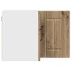 Wall Mounted Corner Cabinet LUCCA Artisan Oak 57 x 57 x 40 cm