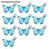 Bracelet Earrings Accessories Handmade Jewelry Animal Pendants Butterfly Charms Blue Enamel