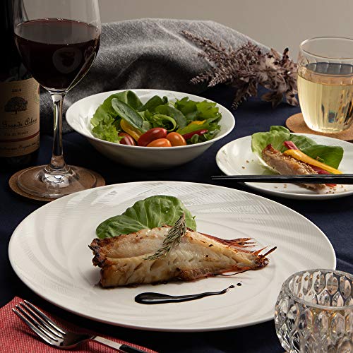 NARUMI Sense Relief Bowl, White, 17cm, Microwave and Dishwasher Safe, 51800-3600