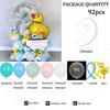 1set Mini Duck Balloon Arch Garland Kit 32inch White Number Blue Latex Balloons for Boy Girl Birthday Party Decoration 2025