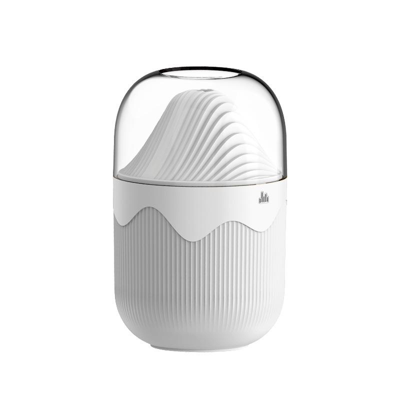 Compact Silent Humidifier: Portable Mini Air Purifier for Bedroom with Large Fog and Easy Water Refill