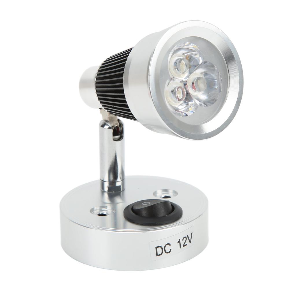 LED Swivel Reading Light 90 degrees Adjustable RV Spotlight Interior Lighting for Motorhome Trailer Camper Boat