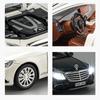 1/24 BENZ E300L E-Class Starlight Headliner Alloy Модель автомобиля из литого металла Игрушечные машинки Звук Свет Коллекция для детей Подарки