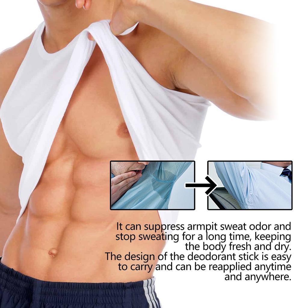 Дезодорант-стик Мужской дезодорант-стик Дезодорант-стик для всего тела Контроль запаха Длительный запах подмышек Удаляет пот Освежающий антиперспирант-карандаш