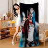 H-HarleyS Cool Q-Quinn Beach Towel Cartoon Cute Summer Kids Large Bath Pool Beach Towel Microfiber Absorbent For Swimming Travel