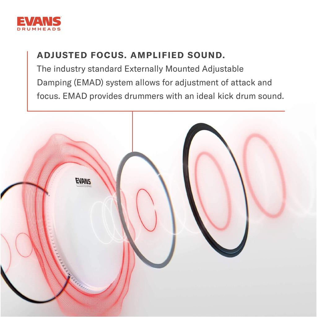 Барабанная пластина EVANS Level 360 EMAD Heavyweight 24" (BD24EMADHW) [Официальный японский продукт]