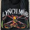 Редкая Злая Сенсация Lynch Mob Хлопковая Черная Футболка Все размеры GC3642 Унисекс Футболка