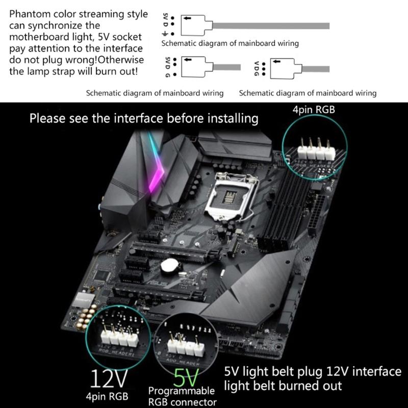 Вертикальный держатель видеокарты для компьютера PCIe 3.0 Вертикальный кронштейн для графического процессора для корпуса Подставка с LED 5V ARGB Syn