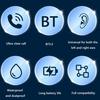 Bluetooth-compatible Earphone Stable Waterproof Language Translation Connection Noise Reduction IP54 Wireless Headphone