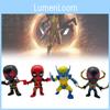 Deadpool And Wolverine Adorable Pvc Figure Superhero Movie Cartoon Decoration