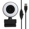 A40 Full HD 1080p Webcam with Microphone Fill Light for PC Laptop Online Learning Meeting