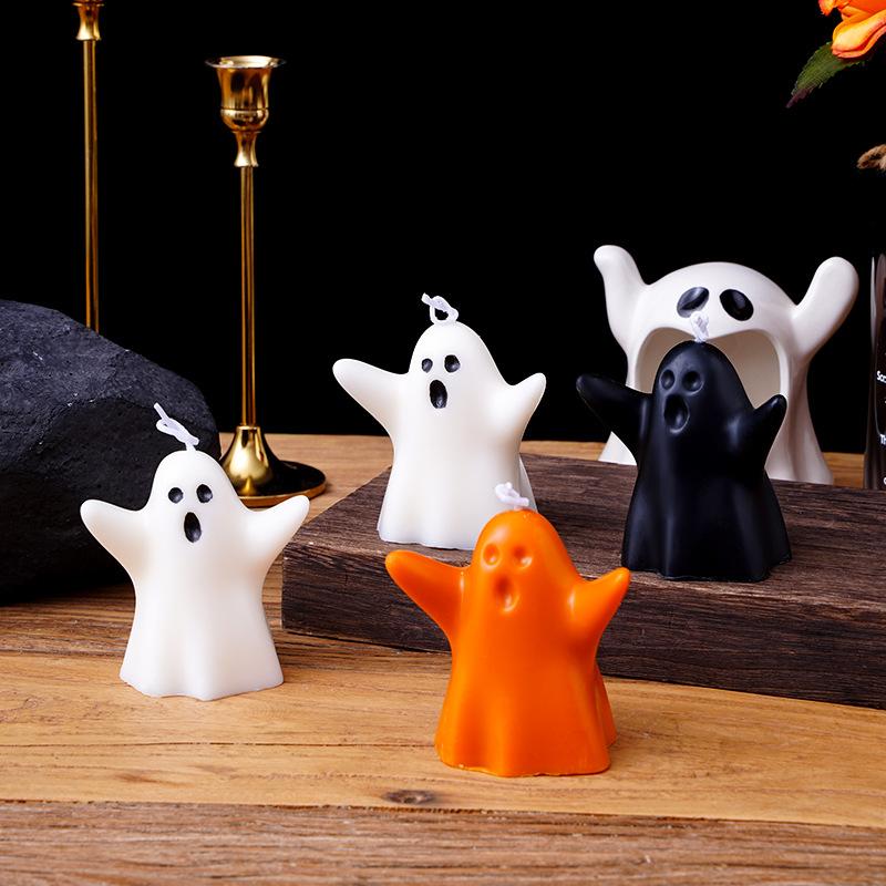 Manufacturer's Best-Selling Handmade DIY Ghost Halloween Scented Candles for Instagram Photo Props Holiday Gifts Shipped Behalf