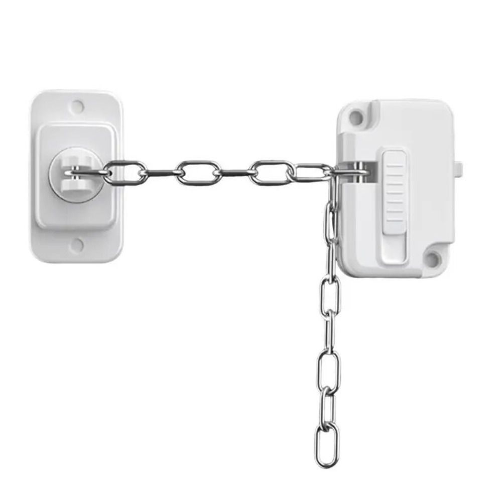 ABS Window Security Lock Sturdy Window Restrictor Window Frame Chain Lock Keep Children Safe