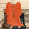 Ladies', Casual, Bat Sleeve Top, Round Neck, Short Sleeved Shirt