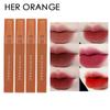 HER ORANGE ~ Tinted Diary Lip Mud Cream Velvet Matte Lip Glaze Milk Tea Bean Sand Matte Lipstick