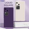 Square Liquid Silicone Phone Case for VIVO V30 5G Global Version VIVOV30 V 30 Full Protective Soft Shockproof Bag Cover