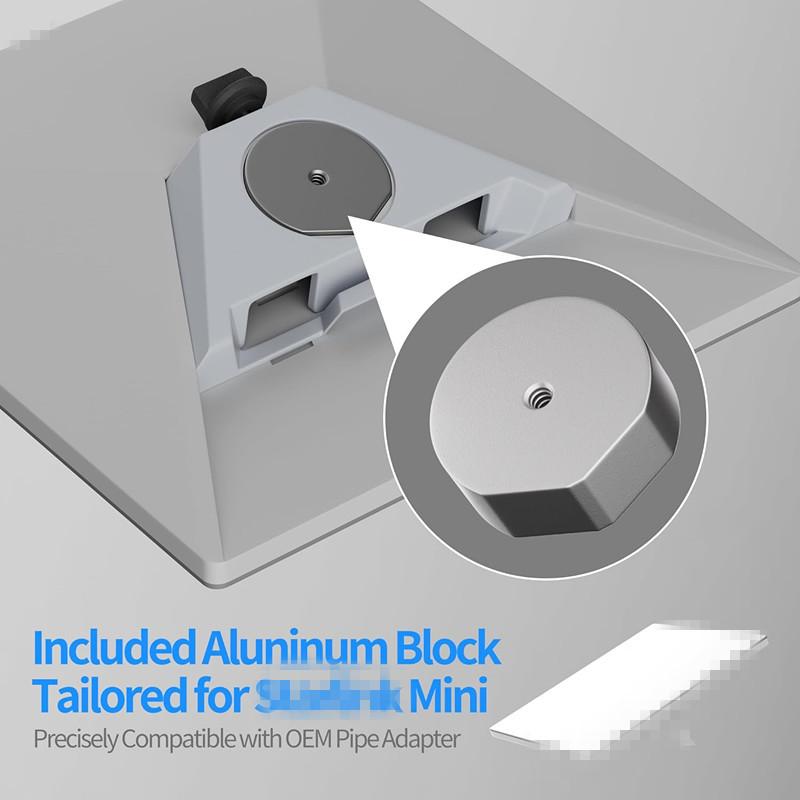Starlink Mini Mount Triangle Desktop Stand Adapter Base Hardware Stable Support for Tabletop Office Home Use