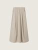 Roem Tuck Detail A-Line Long Skirt Rmwhg25R14