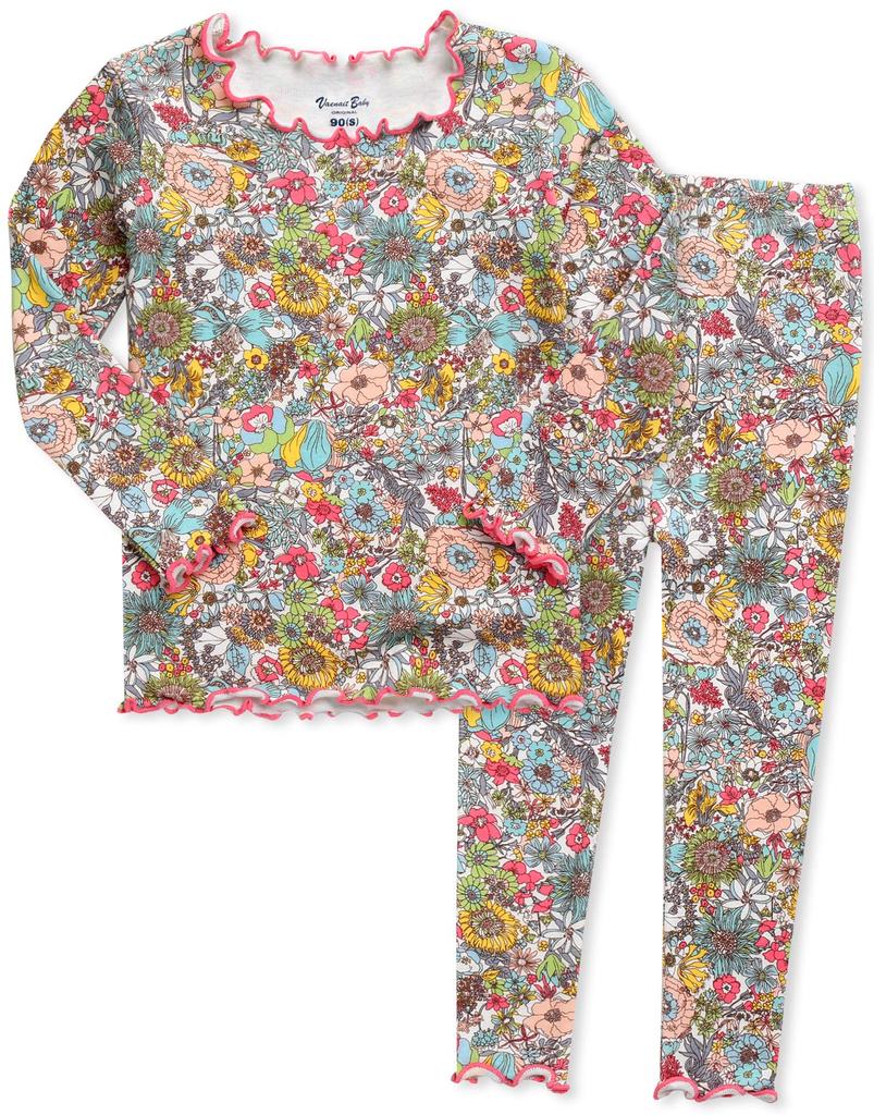 Vaenait Baby Loose Modal Ages 6 Dinosaur Character Long Long Shirring XL Pajamas, Pajamas, Months-10 Years, Kids' Pajamas, Sleeves, Sleepwear, 2-Piece