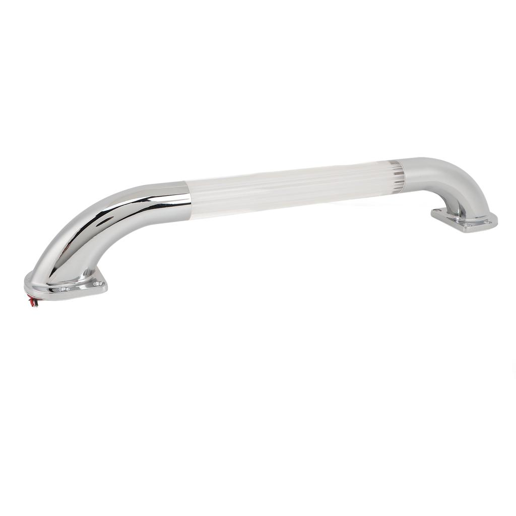 DC 12V RV Door Entry Grab Bar Handles Lighted Acrylic Grip Assist Handle for RV Camper Trailer Yacht 18inch