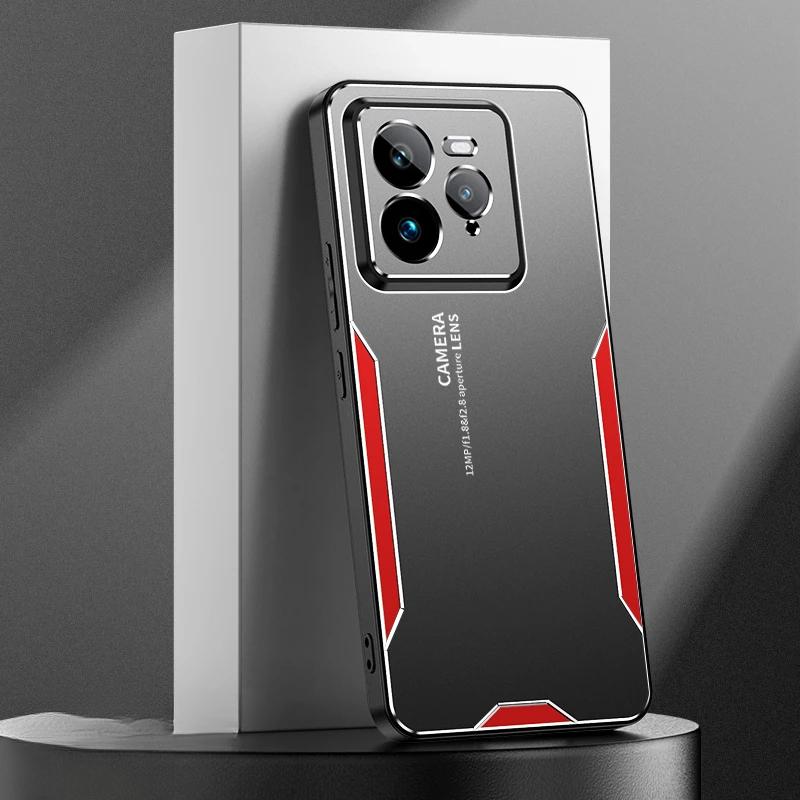 Для Realme GT 7 Pro алюминиевый сплав жесткий ПК чехол Realme GT7pro 5G GT 6T NEO 6 SE 5Pro ударопрочный матовый силиконовый защитный чехол для камеры