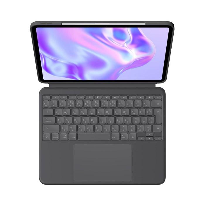 Чехол-клавиатура Logitech Combo Touch для iPad Pro 13 дюймов M5/M4 iK1276GRA, Японская раскладка, Графит