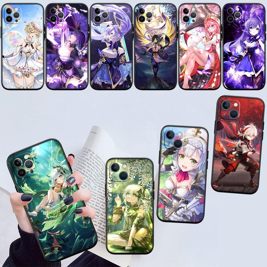 IK34 Genshin Impact Girl New High-End Shell Phone Case for Redmi Note 13 14 Pro+ Plus A3 A3X 13X 13C 13R 14S 14C 14R
