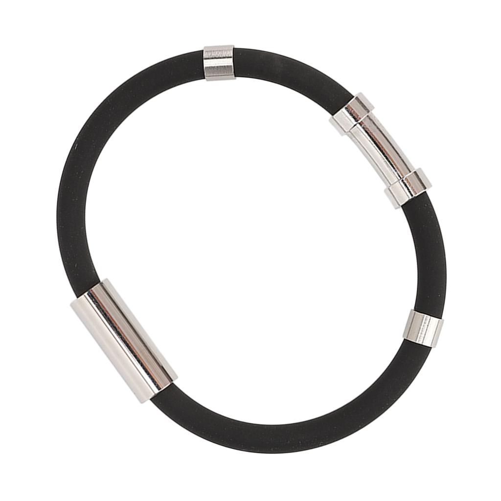 Anti Static Bracelet with Four Rings Silicone Eliminate Body Static Anti Static Wristband for Sports Winter