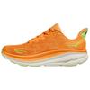 HOKA Clifton 9 2E Wide Solar Flare Lettuce Men Sneakers Orange 1132210-SLRL