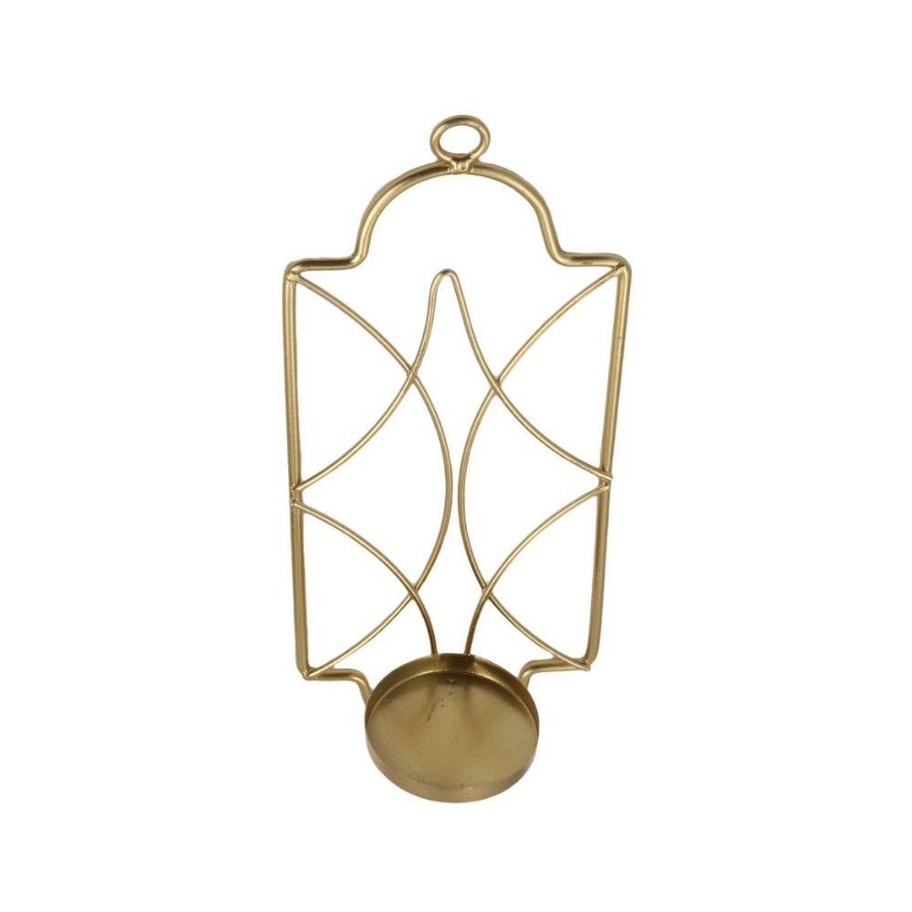 Vintage Wall Mount Candle Stand Wrought Iron Wall Tealight Holder Home