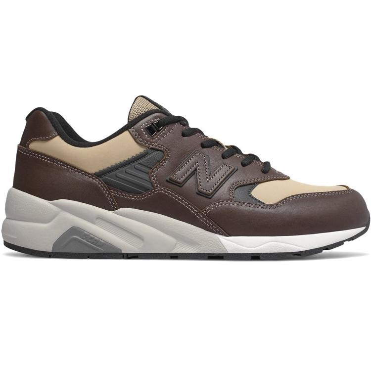 Новые низкие кроссовки New Balance 580 кофейного цвета D ширины CMT580BB