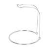  Reel Rack Stainless Steel Short Type U Shaped Upper Frame Round Base Lightweight Detachable Fishing Gear Stand
