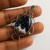 Natural Opal Pendant 42.4 ct Multicolor Oval Cut 925 Sterling Silver October Birthday Birthstone